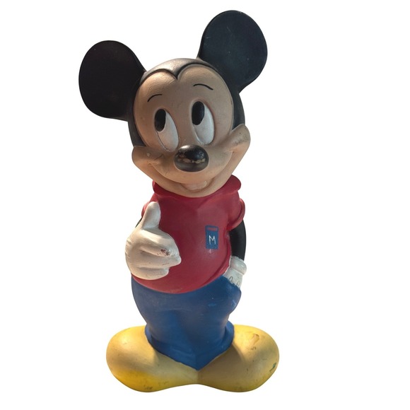 Disney Other - Vintage Mickey Mouse Coin Bank Disney ILCO TOY Collectible Figurine
